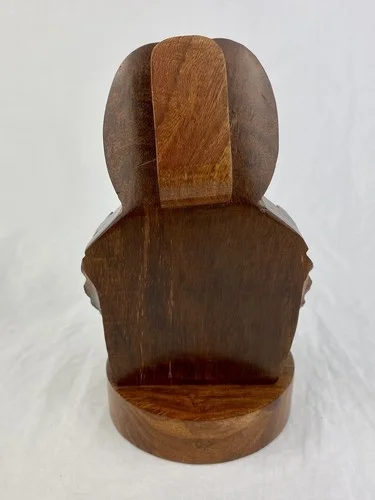 Wooden Owl Carved Eyeglasses Holder Matr Boomie New With Tag. EB20 4